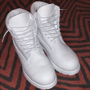 All white timberlands